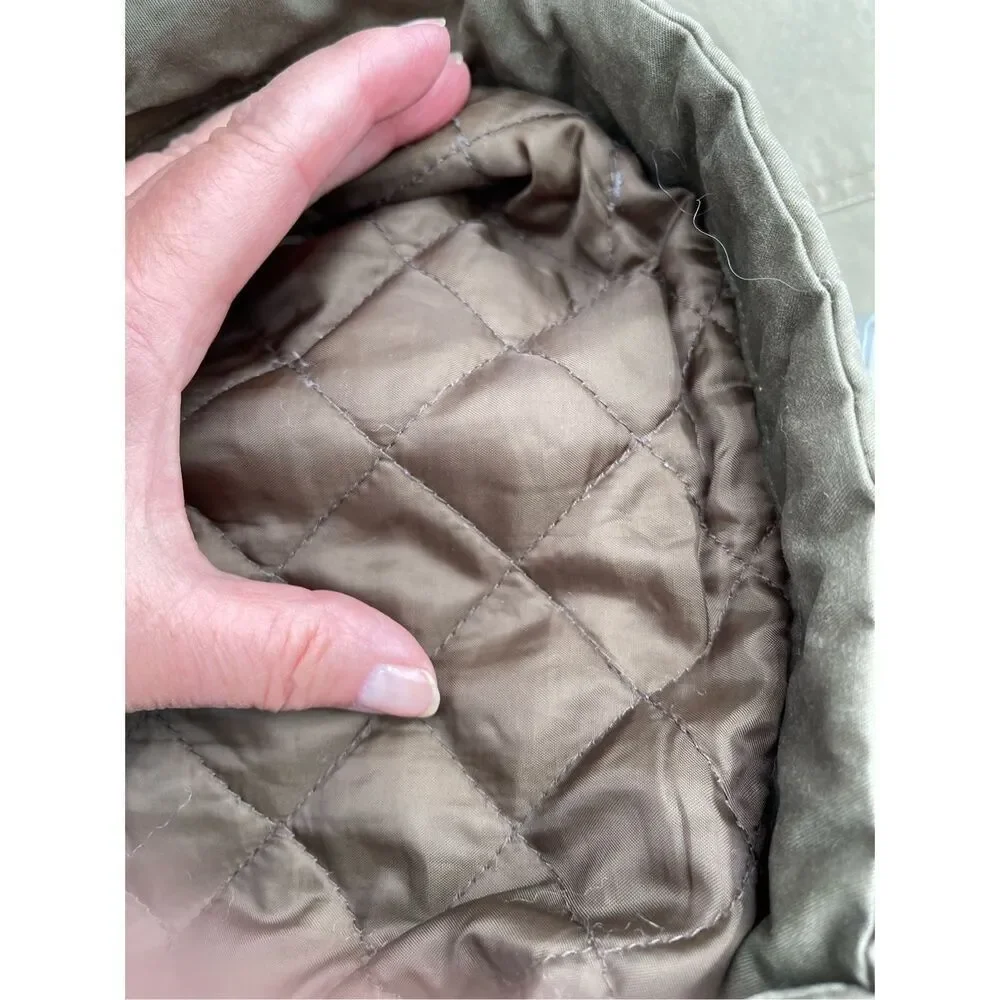 Love Tree size Medium army Green, military style coat. - Picture 5 of 8